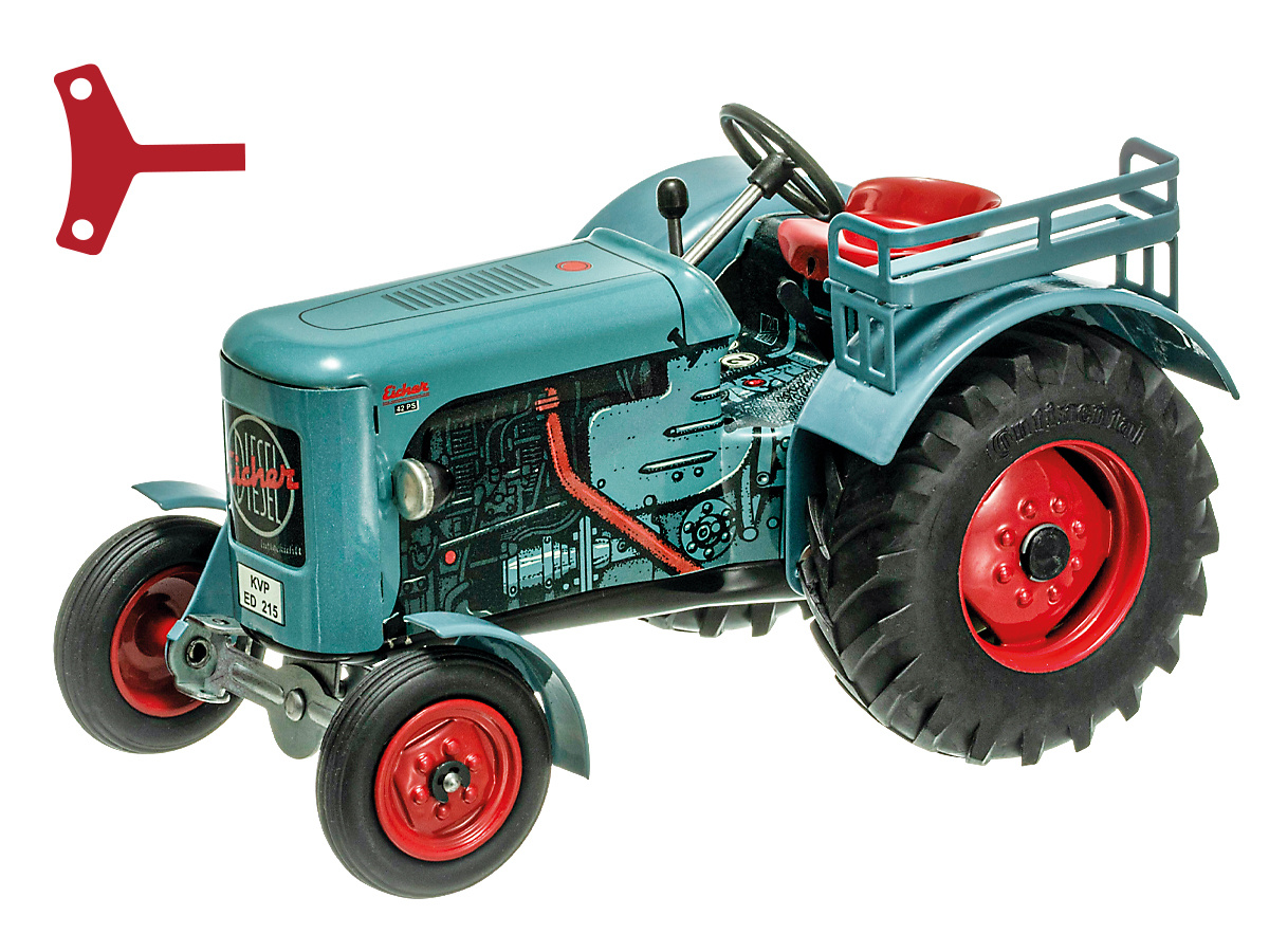 Traktor Zubehör Scheibenegge von KOVAP - Blechspielzeug